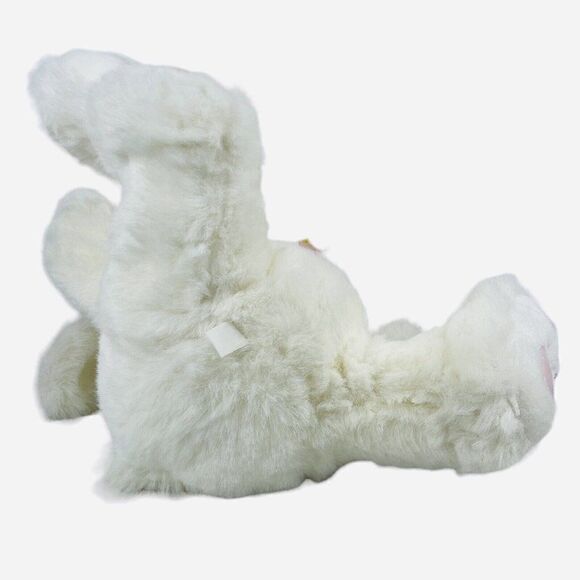 Vintage 90s Dan Dee White 14" Easter Bunny Rabbit Plush Jellybean Ears Bowtie - Picture 8 of 16